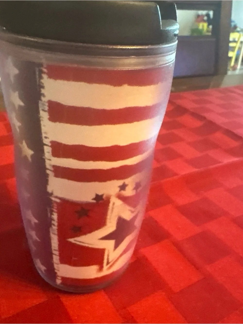Star & Stripe Travel Tumbler - Red, White, Navy